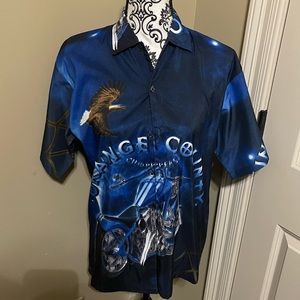 Orange County Choppers Button Down Kids Shirt